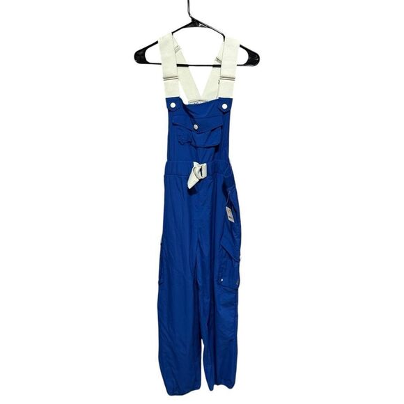 Revolve Free People Movement Blue Morning Meadow Jumpsuit Overalls - Picture 3 of 7